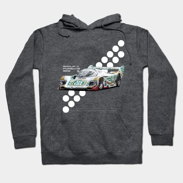 Retro Le Mans 24 Hours T-Shirt - Tic Tac 962 Group C Design Hoodie by funkymonkeytees